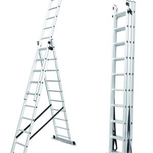 Scara aluminiu 3 tronsoane 10 trepte