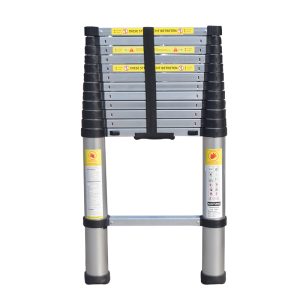 Scara telescopica din aluminiu , 4.8 m lungime, 15 trepte, 1 tronson, extensibila